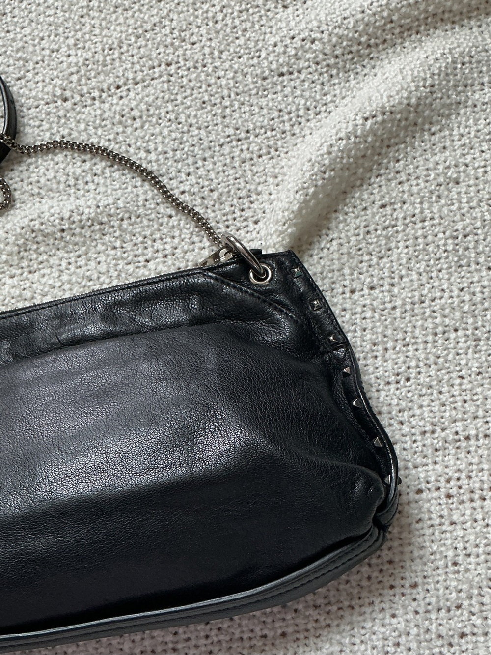 Marc Jacobs Leather Padlock Chain Shoulder Strap & Removable Crossbody Strap - Picture 4 of 14